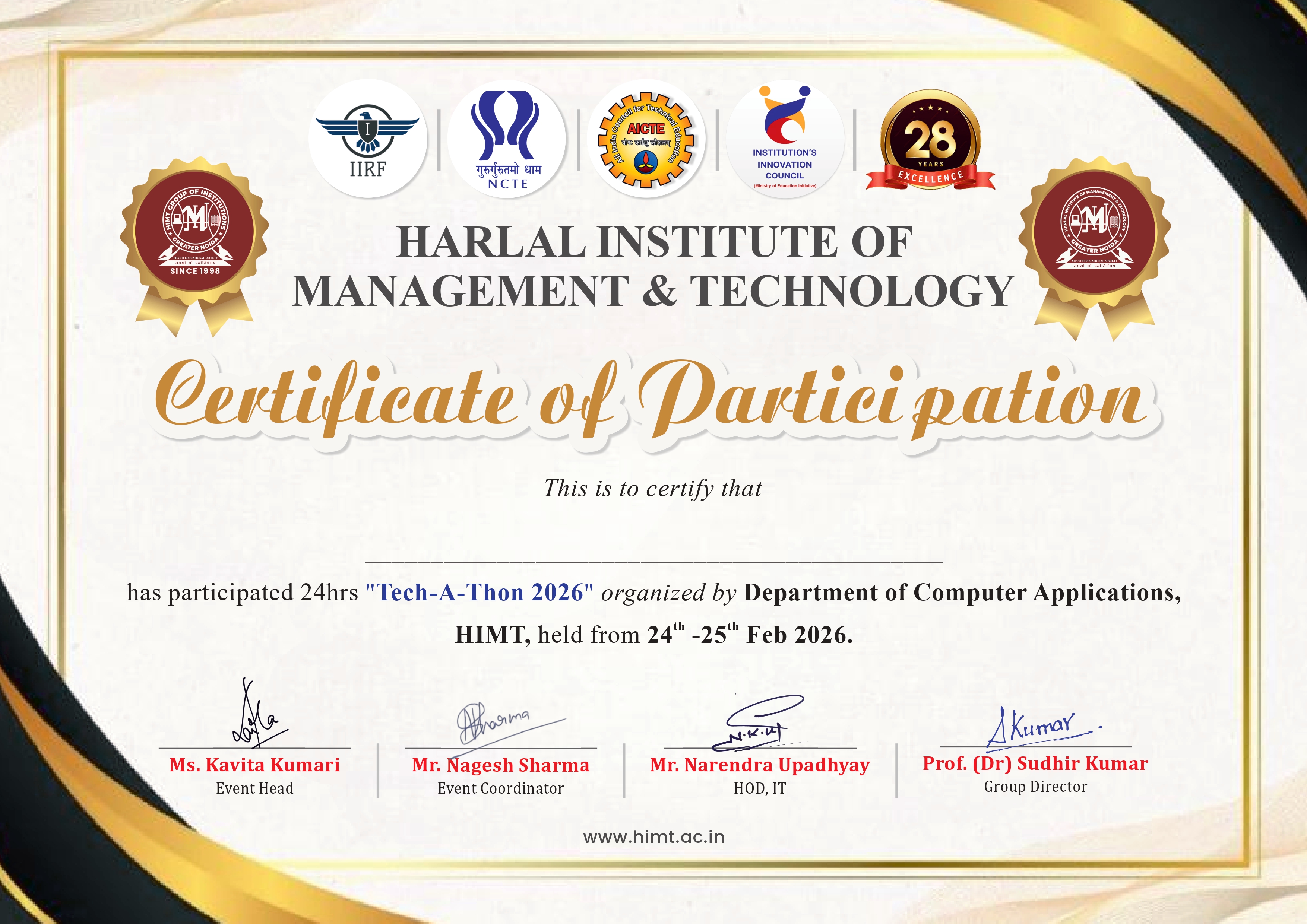 Certificate Template